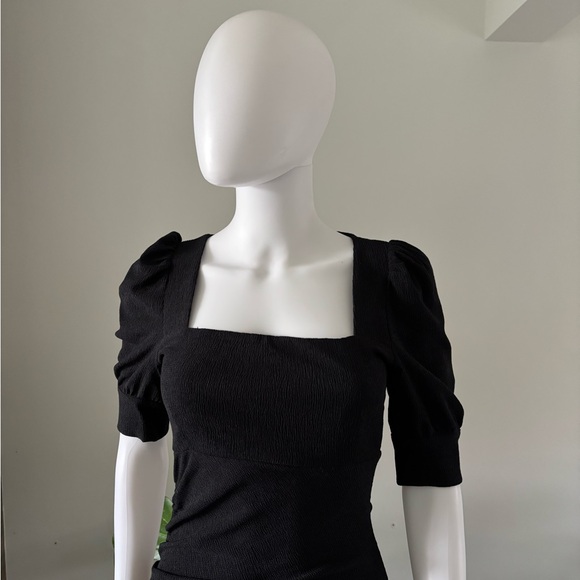 Pre-Loved ba&sh Women's Black "Lady Dress" Sz Small - Picture 13 of 13